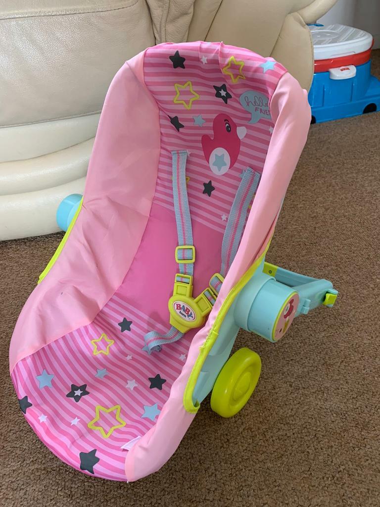 baby born push along car